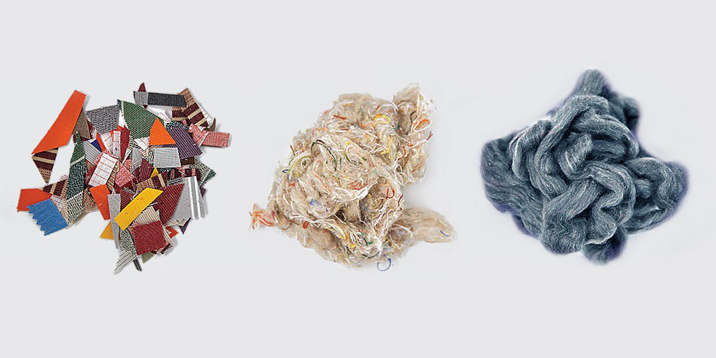 Esempi di tessuti tessili derivati dal riciclo tende da sole